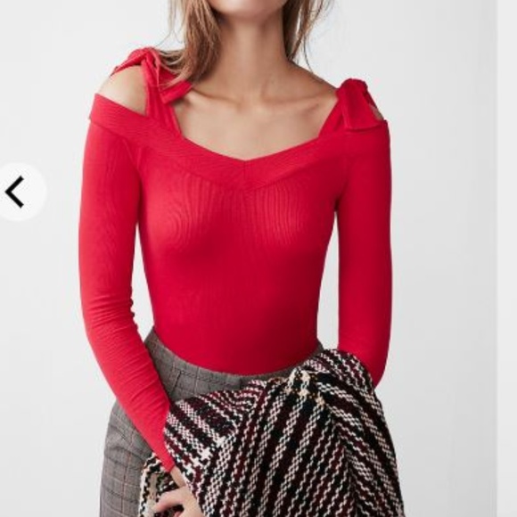 Express Tops - EXPRESS Off Shoulder Bodysuit
